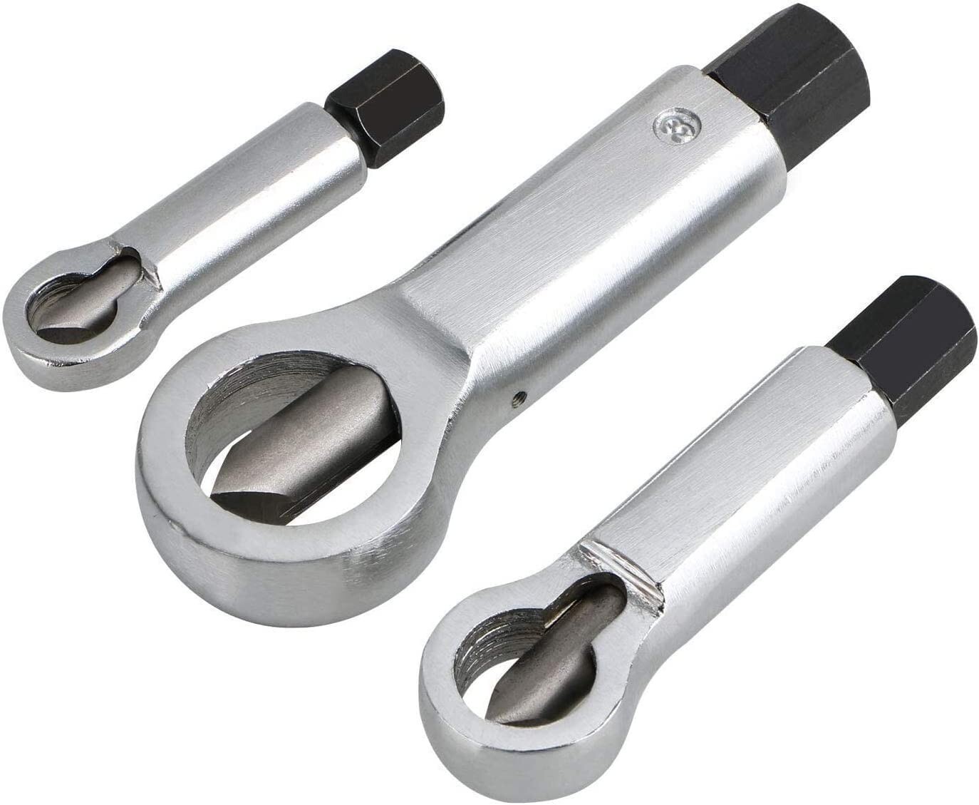 3-Pieces Nut Splitter Tool for Damaged Nut Remover, 5/16″-7/8″ (9mm-22mm)