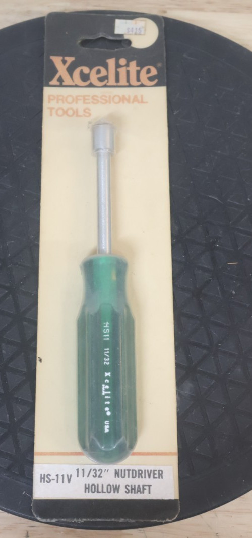 Rare New / NOS XCELITE HS11V 11/32″ HEX NUTDRIVER HOLLOW SHAFT HS11 – USA Made!