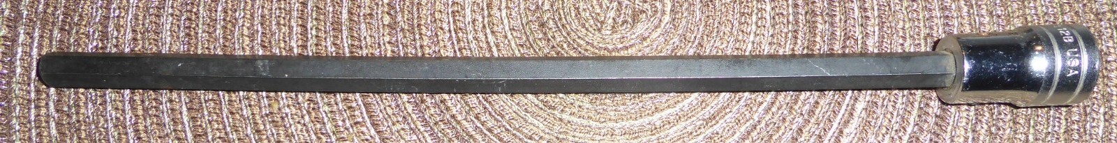 SNAP ON 3/8 DRIVE SA12B HEX ALLEN SOCKET 10 3/8 INCHES LONG