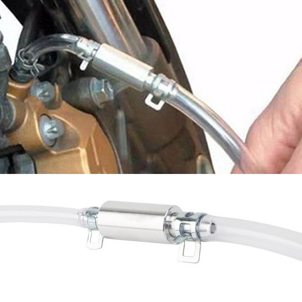 Car Motorcycle Clutch Brake Bleeder Hose One Way Valve Tube Bleeding Tool Kit