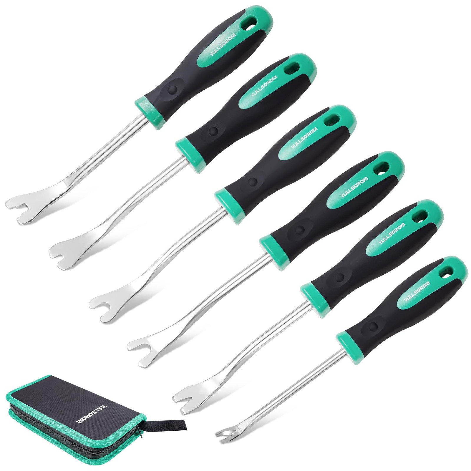 6 Piece Auto Trim Panel Removal Tool Set with Soft Grip,Car Upholstery Remova…