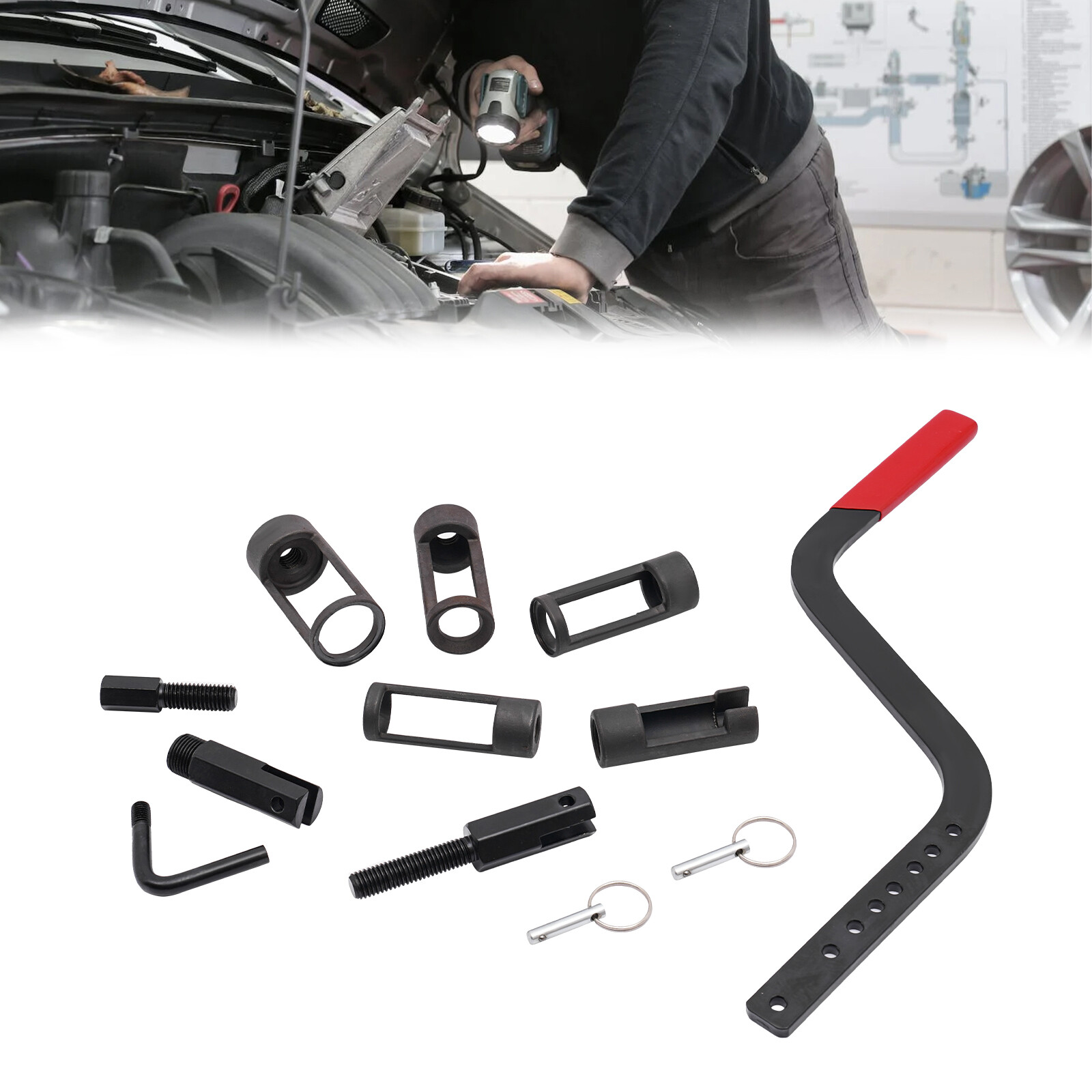 CTA Tools 2112 Valve Spring Compressor Kit Remover &Installer Disassembling Tool
