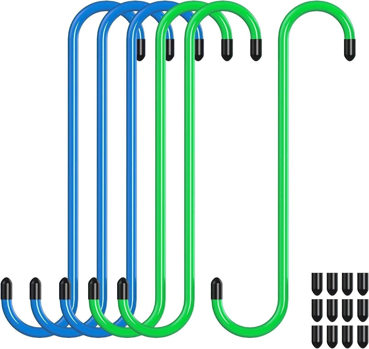 6 Pcs Heavy Duty Steel Brake Caliper Hangers with Rubber Tips Automotive Tool…