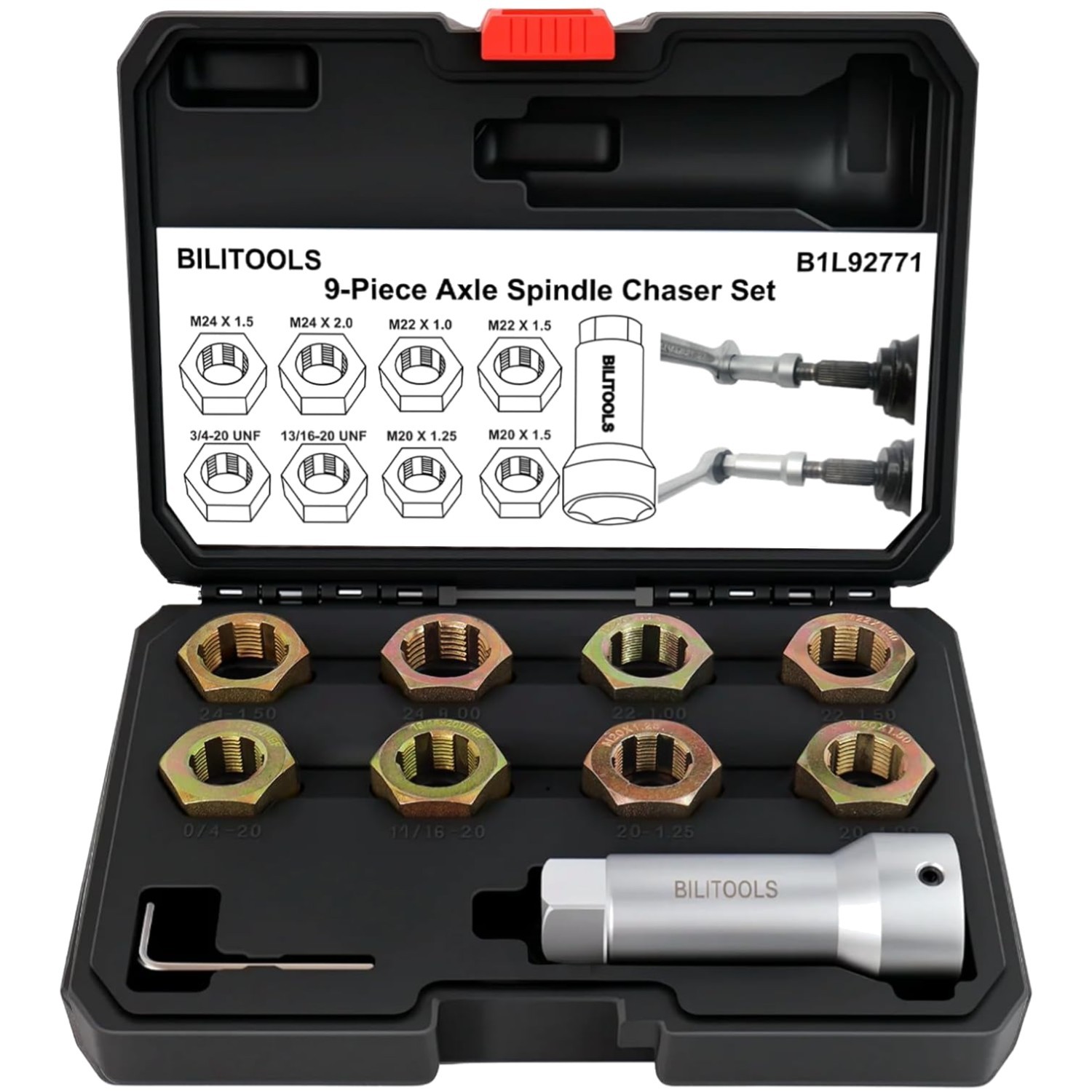 Automotive & Machinery Thread Restoration Set – 10-Piece