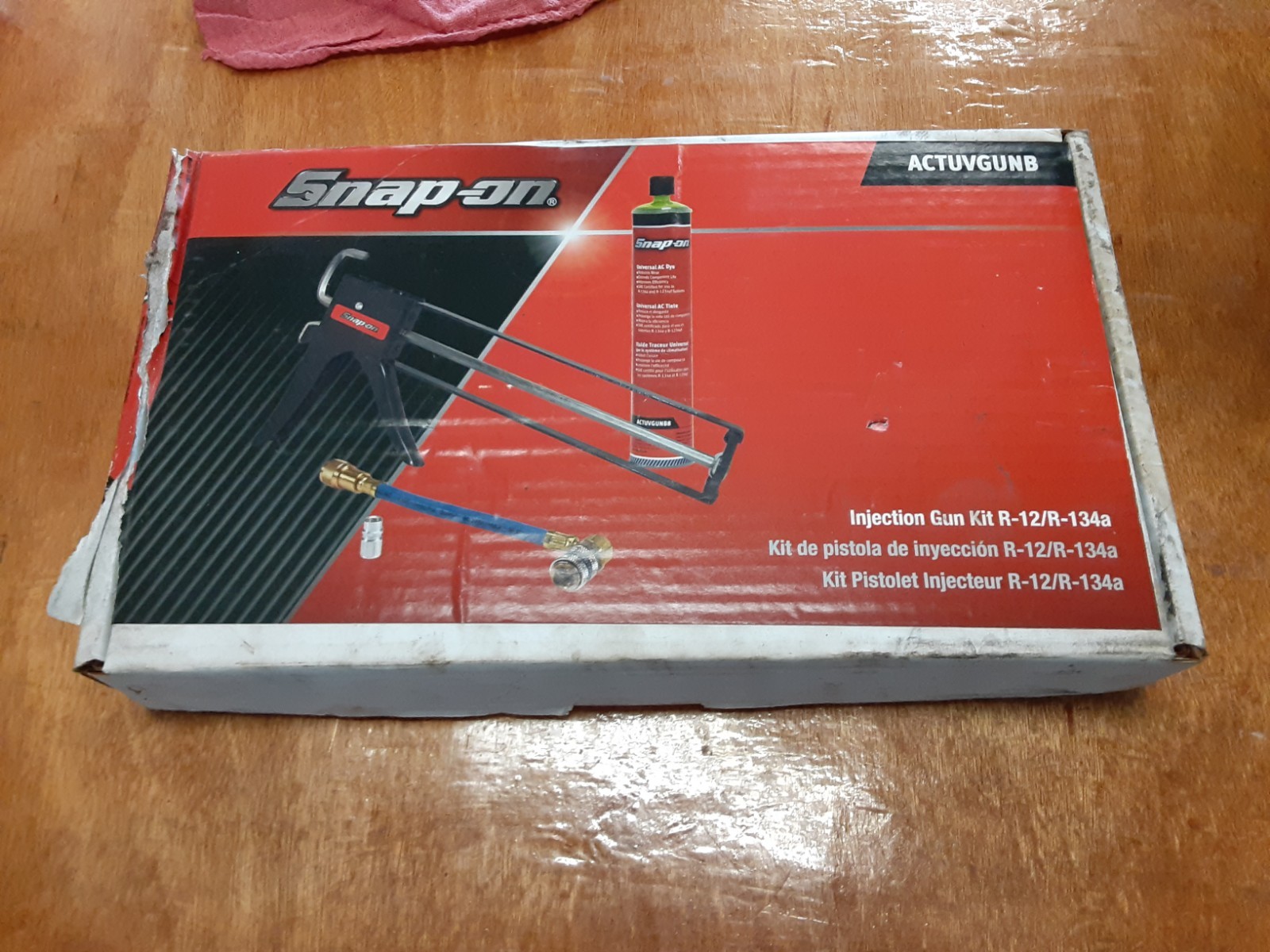 Snap On Tools NEW Dye Cartridge Lot AC ACTUVGUNB8 Leak Detector Kit UV READ