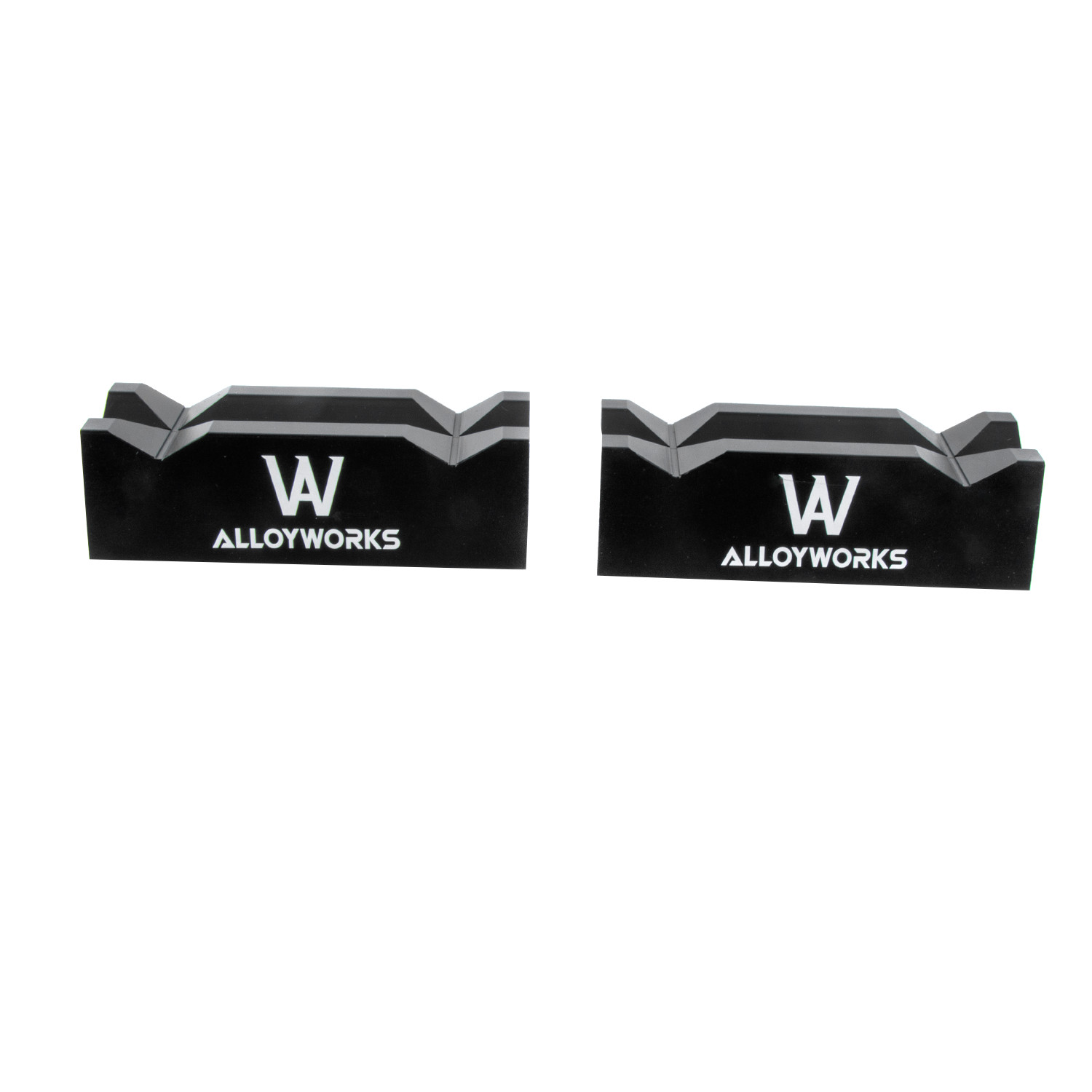 Black Vise Jaw Protective Inserts With Magnetic Back for AN Fittings Billet