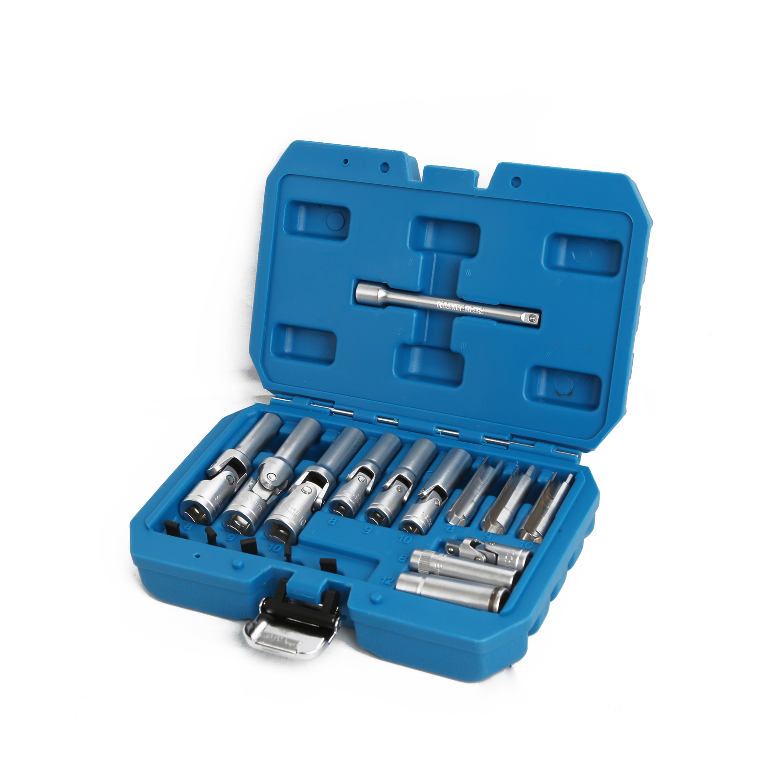 3/8″ 1/4″ Dr Glow Plug Removal Deep Socket Set PSG Thin Slotted Tool Joint 18pcs