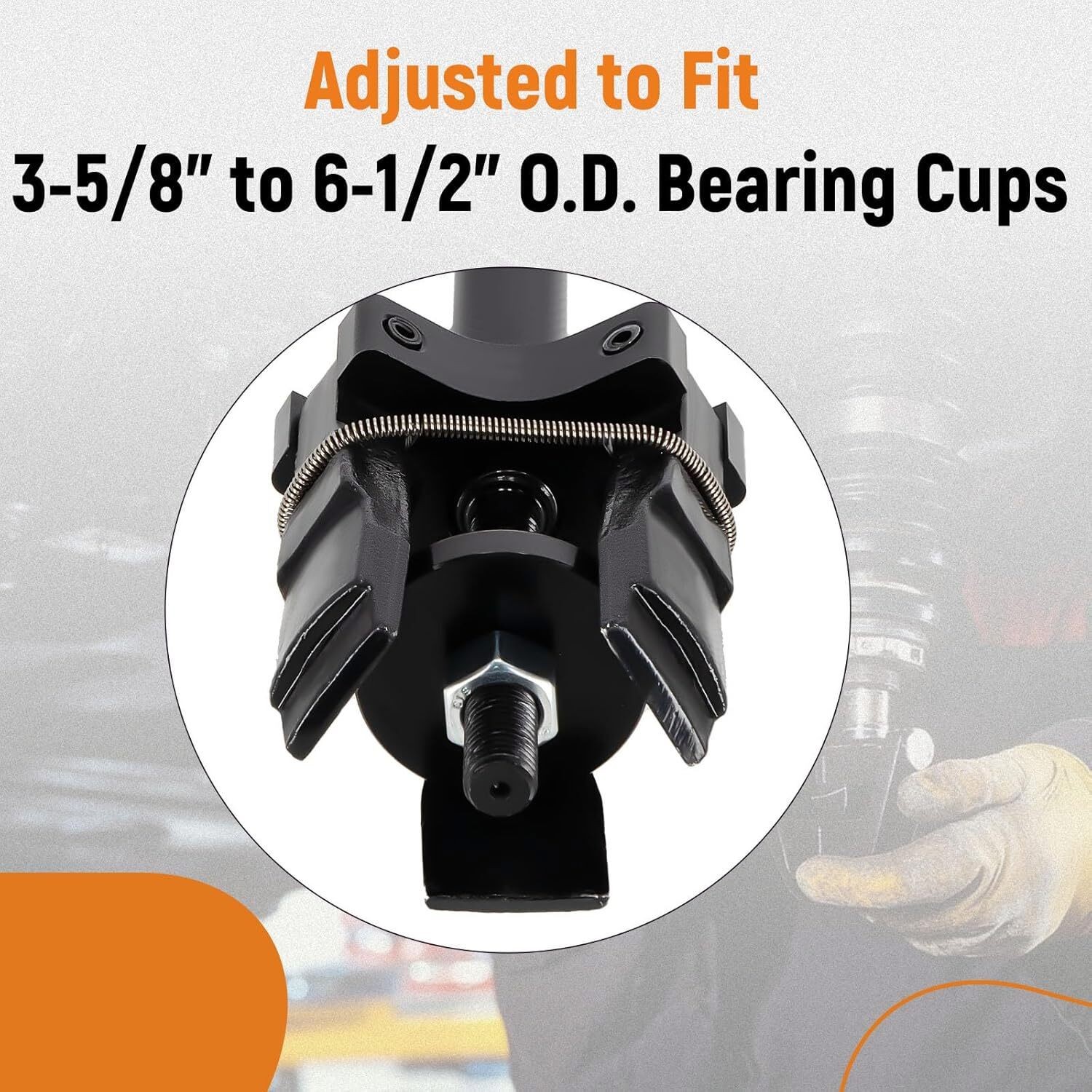 7180 Tools Universal Bearing Cup Installer Remover for 3-5/8″ to 6-1/2″ OD