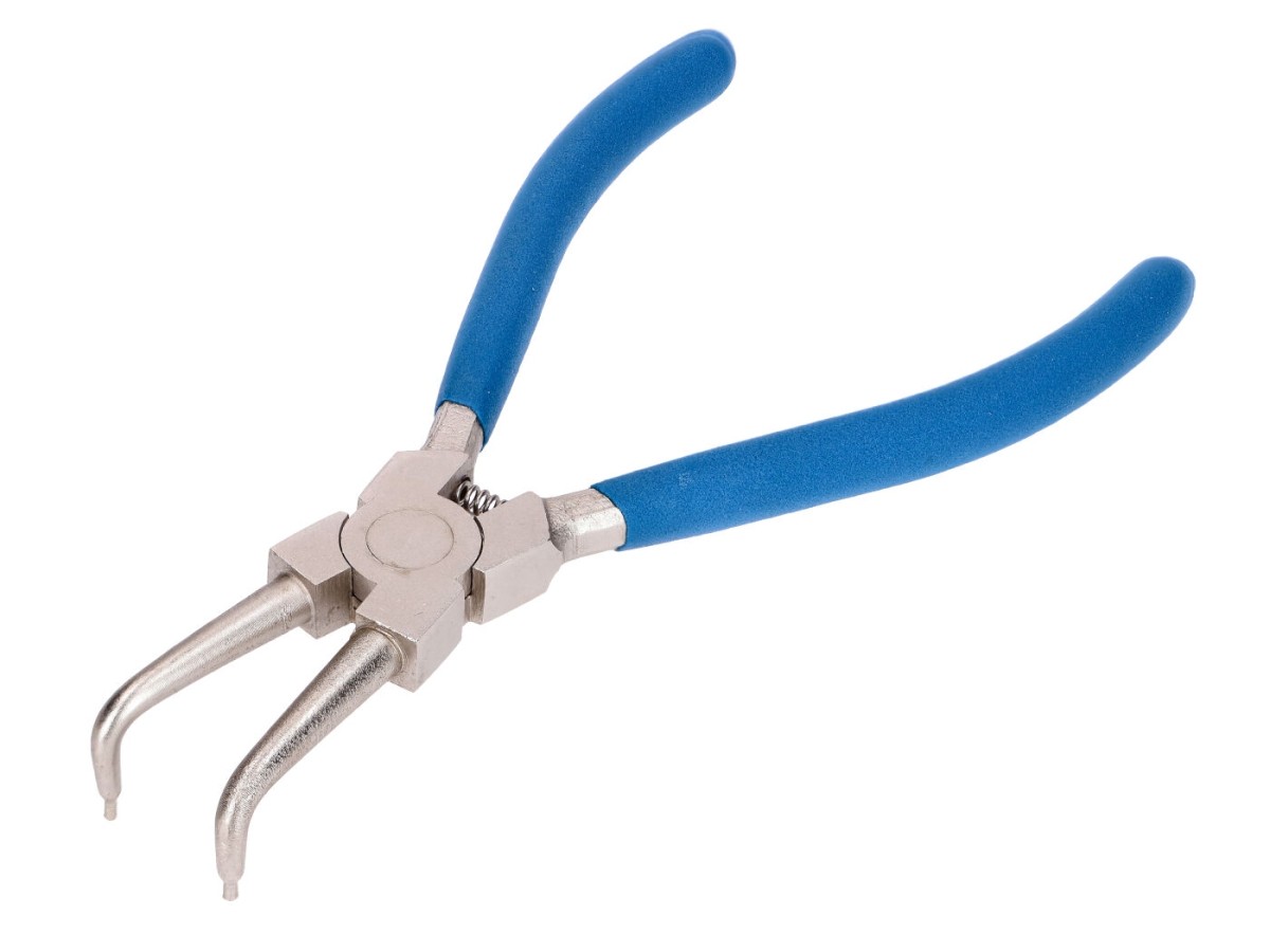 Circlip pliers 175mm angled for inner rings