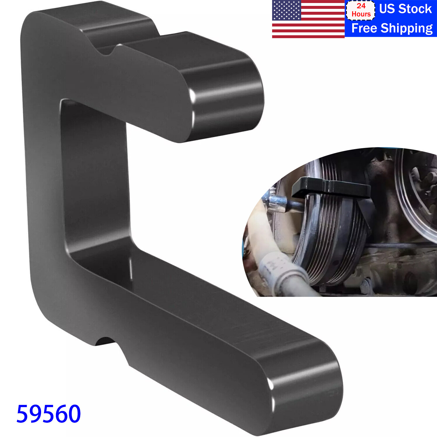 59560 Stretch Belt Tool for GM 5.3.L, 6.2L, and 6.6L Gas engines