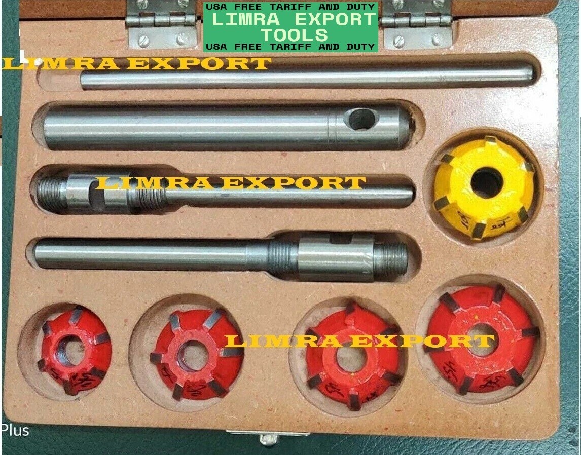Carbide Tipped Valve Seat Cutter 5 Pcs Set For Vintage & Modern Car BEST
