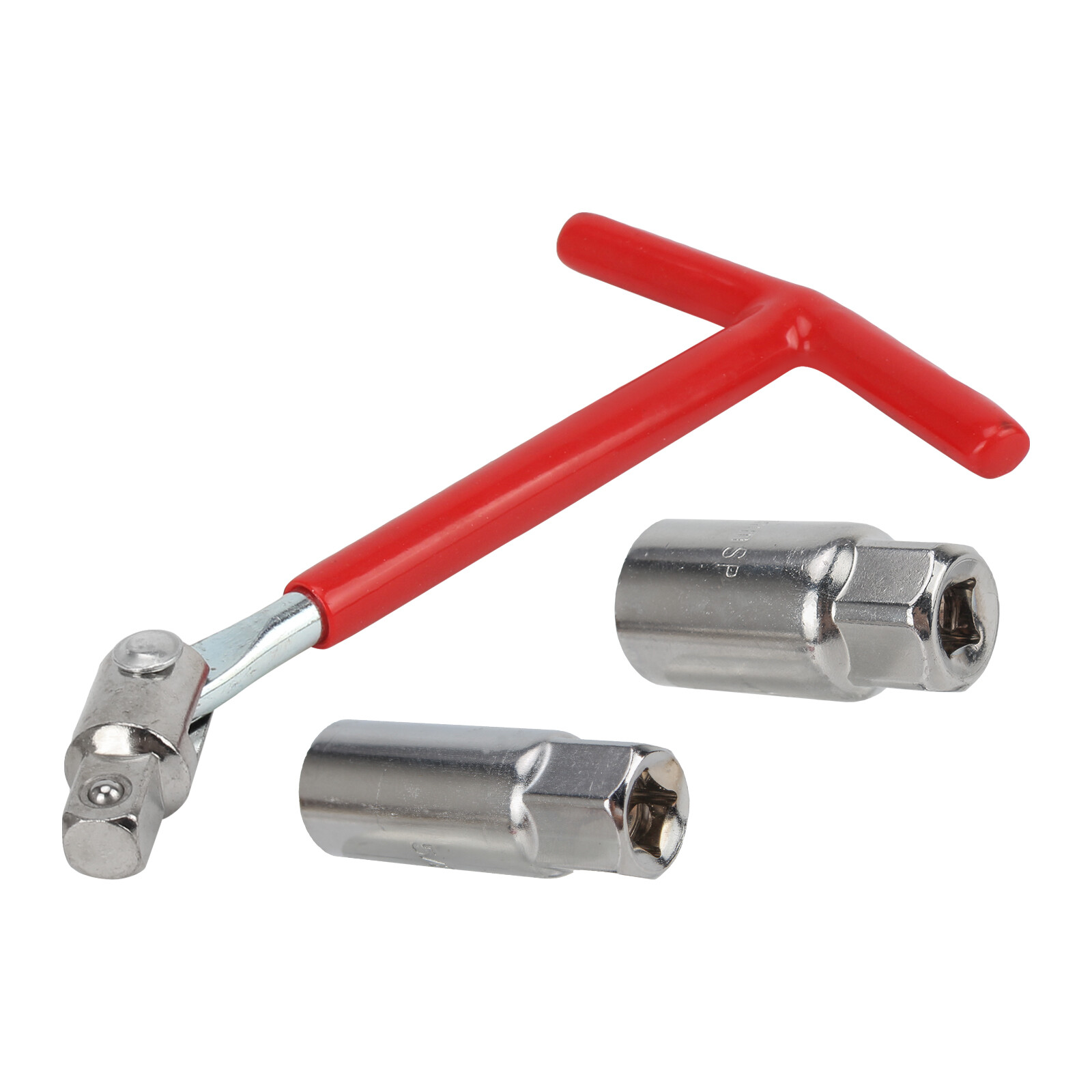 16mm & 21mm T-Handle Flexible Spanner Socket Wrench Set Spark Plug Removal Tool