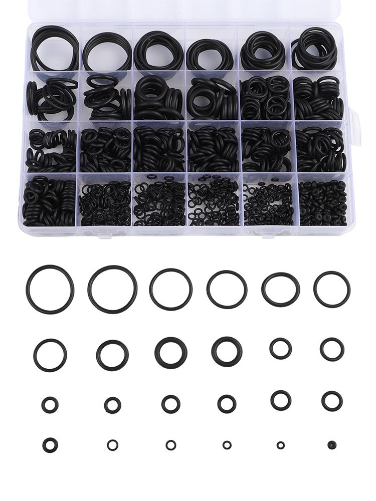 1020 Pcs O Rings Kit Rubber Nitrile Material Seal Rings for Automotive and More