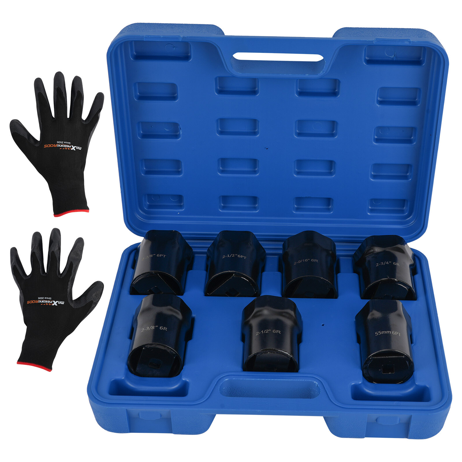 7pc Wheel Bearing Axle Lock Nut Socket Set For Toyota Ford F150 F250 F350