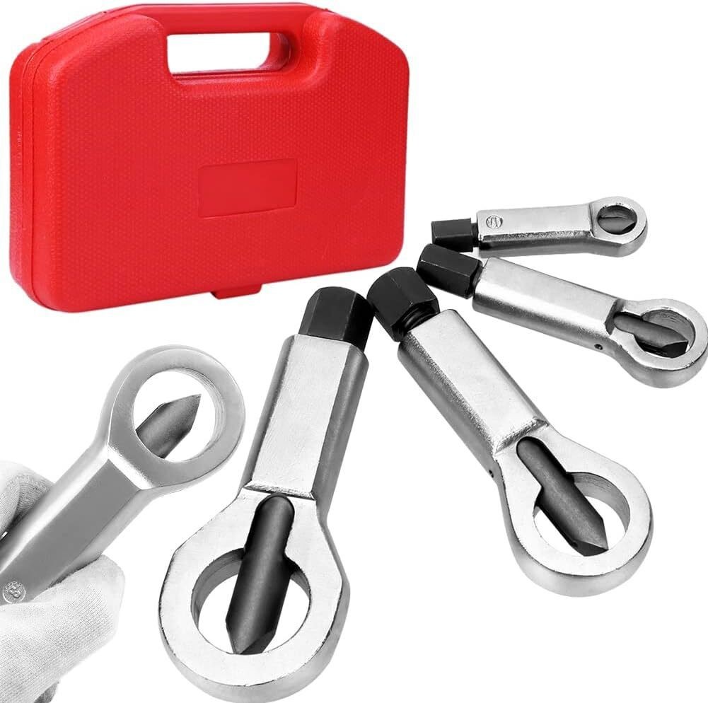Nut Splitter Breaker 9-27mm Nut Remover Extractor Adjustable Cracker Hand Tools