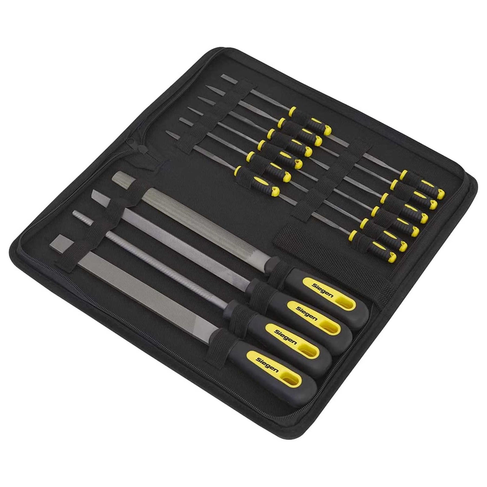 SIEGEN BY SEALEY 16 PIECE ENGINEERS FILE & NEEDLE FILE SET – S05781