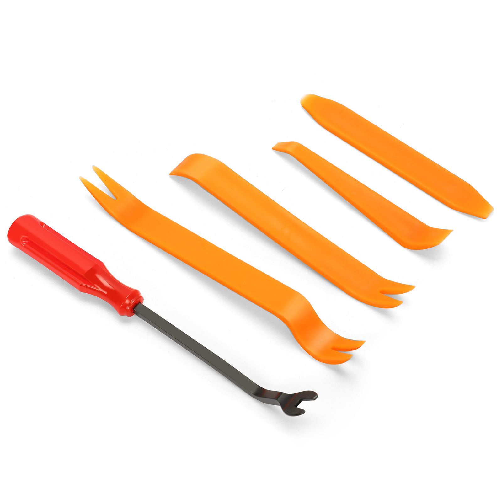 5 Auto Trim Removal Tool Kit Car Panel Door Dashboard Fastener Remover Pry Set