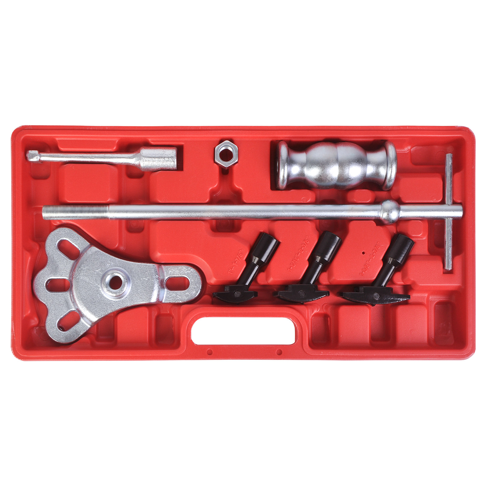 Slide hammer power pulls many flange-type rear axles & bearings Rear Axle Puller
