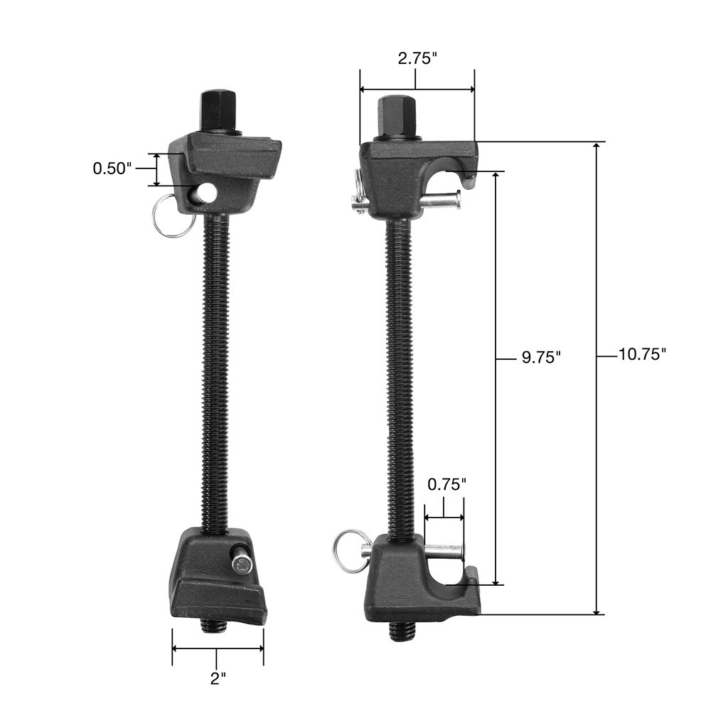 Suspension Spring Compressor Tool Heavy Duty with Safety Lock Bracket
