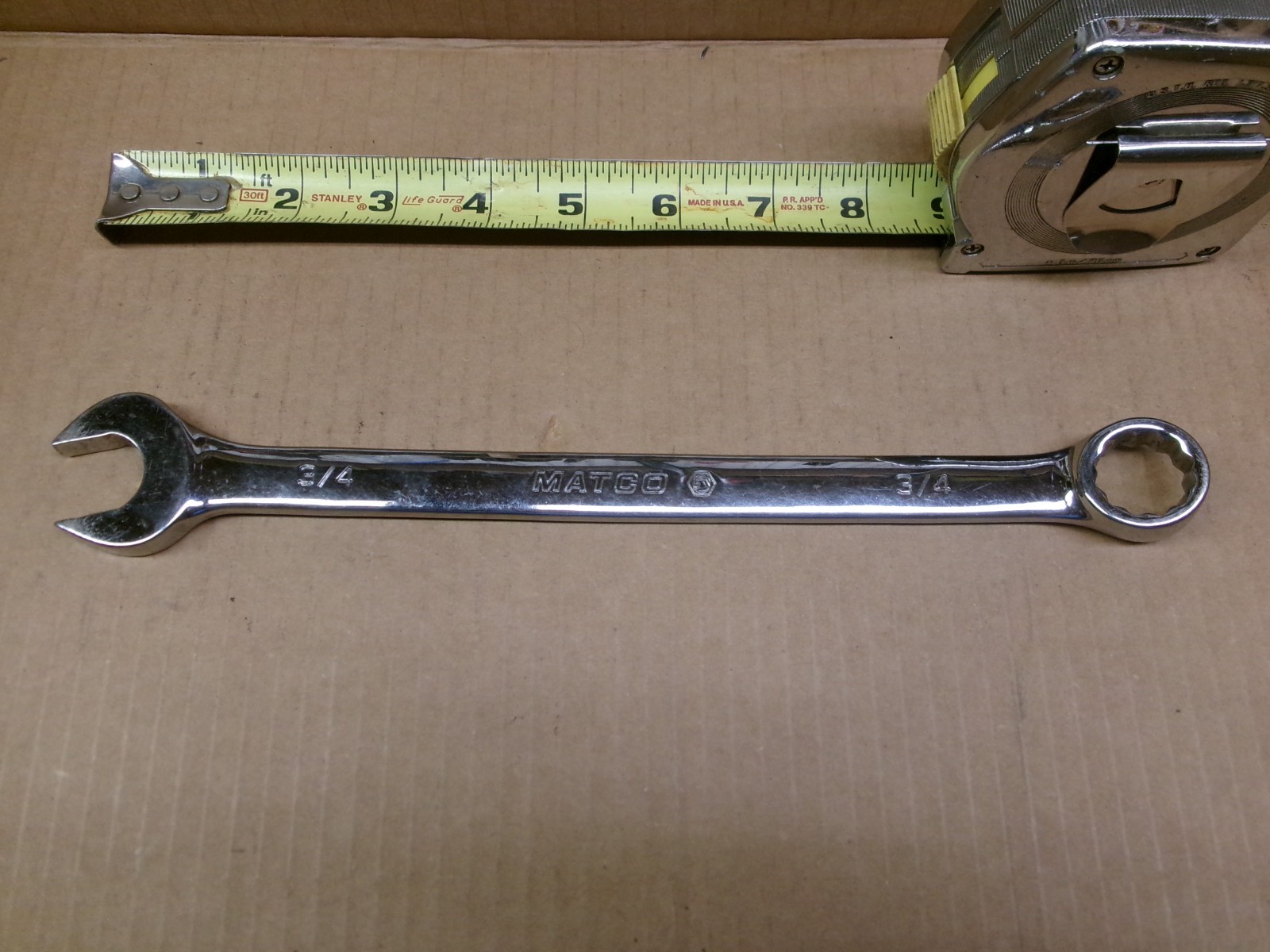 MATCO tools USA 3/4″ Long Opti-Torque anti-slip Combination Wrench No MCL242