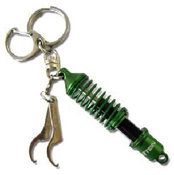 Tein Damper Keychain with Wrench – Green/Black