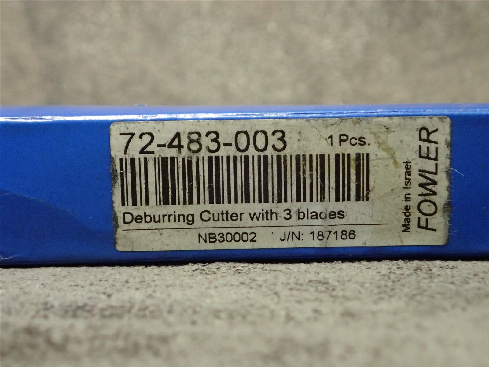 72-483-003-0 FOWLER Adjustable Scraper & Deburring Cutter, Quick Change (BN4)