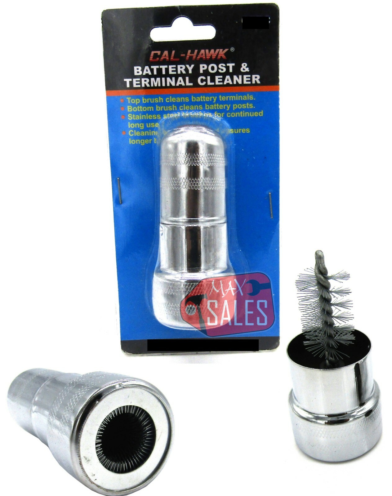 New Top and Side Terminals Cleaning Brush Auto Car Battery Cleaner
