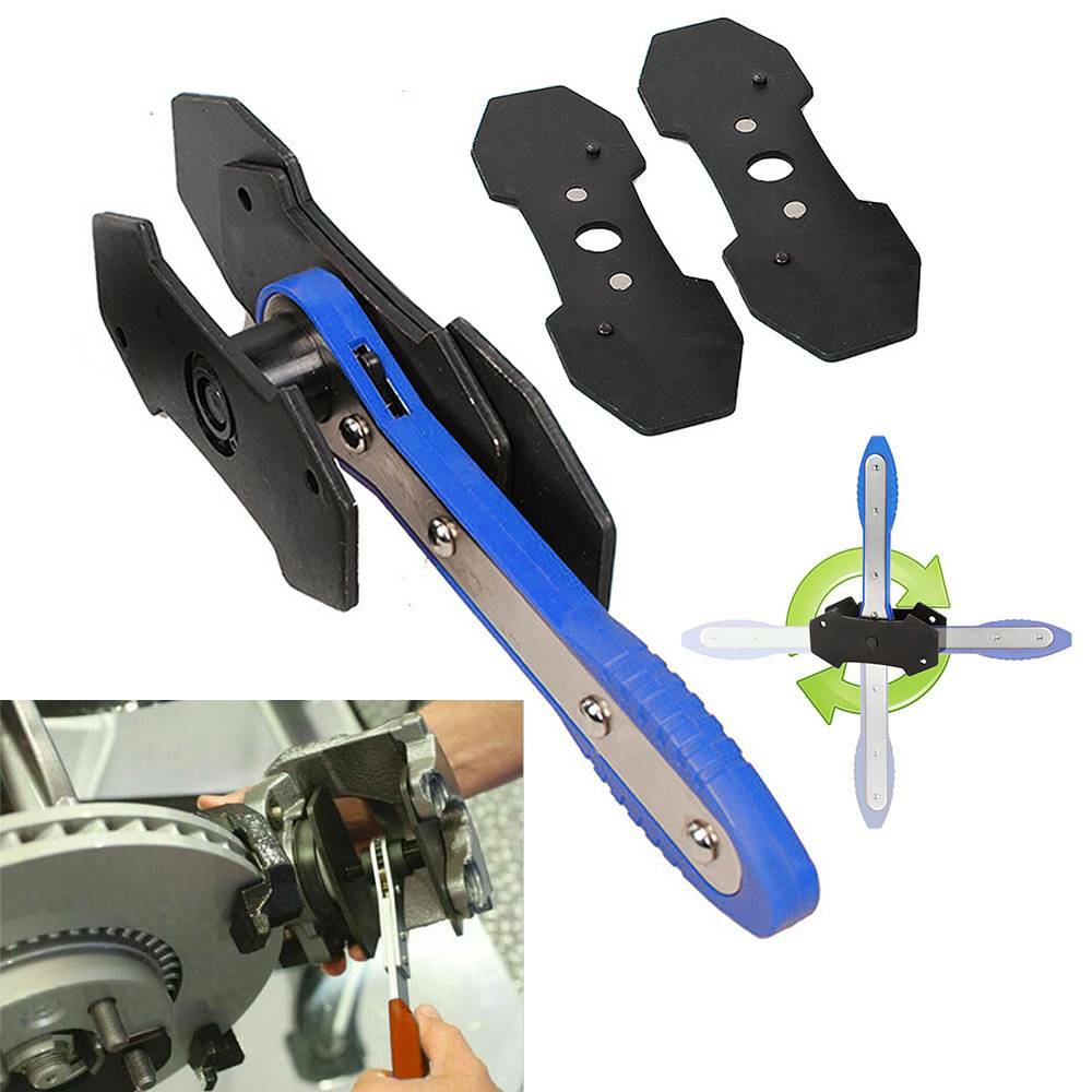 Car Ratchet Brake Piston Wrench Spreader Caliper Pad Install Tool Press Portable