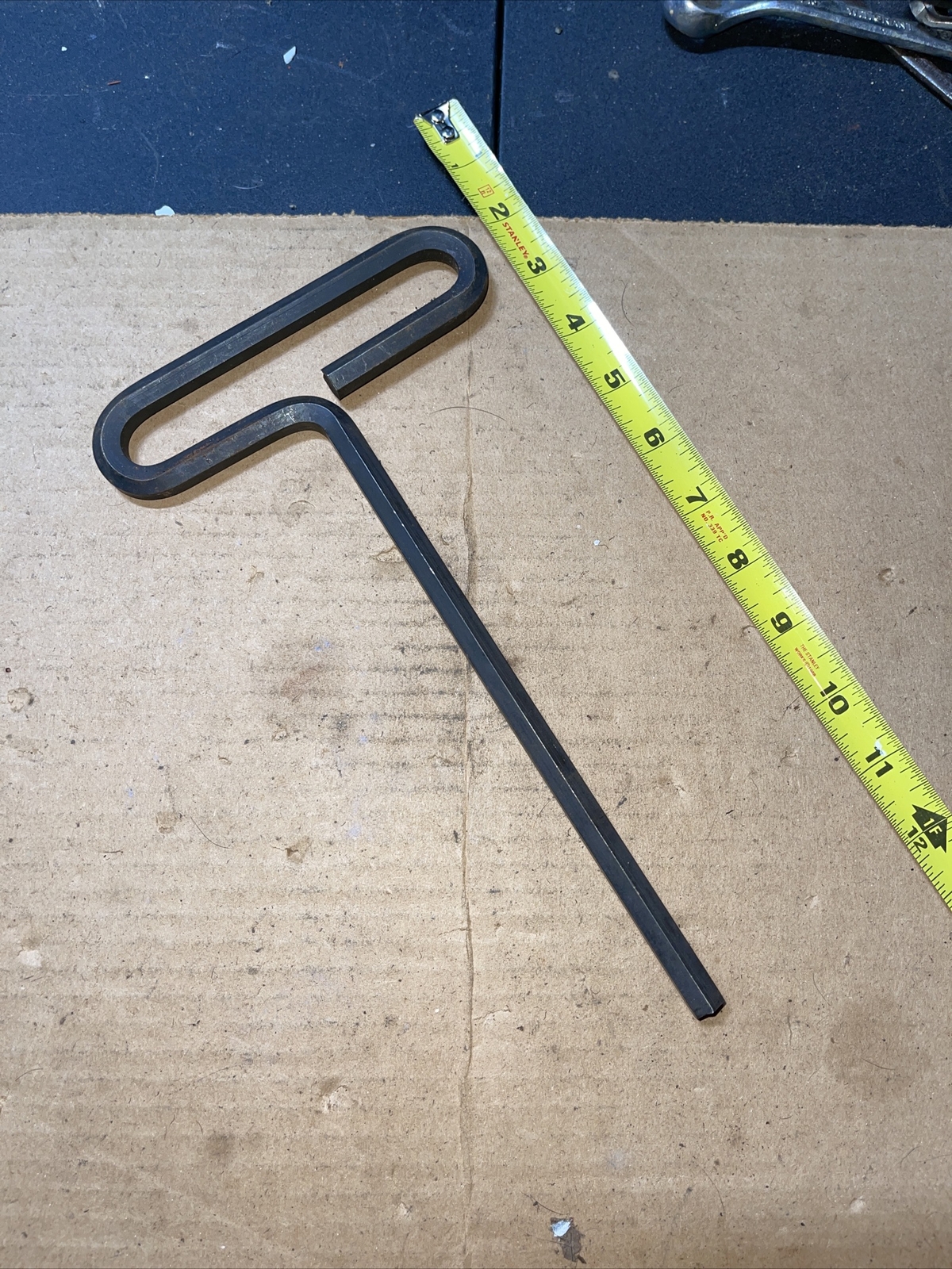 NOS Vintage ALLEN USA 10 MM Metric 10 5/8 long Shank T Handle Hex Key Wrench