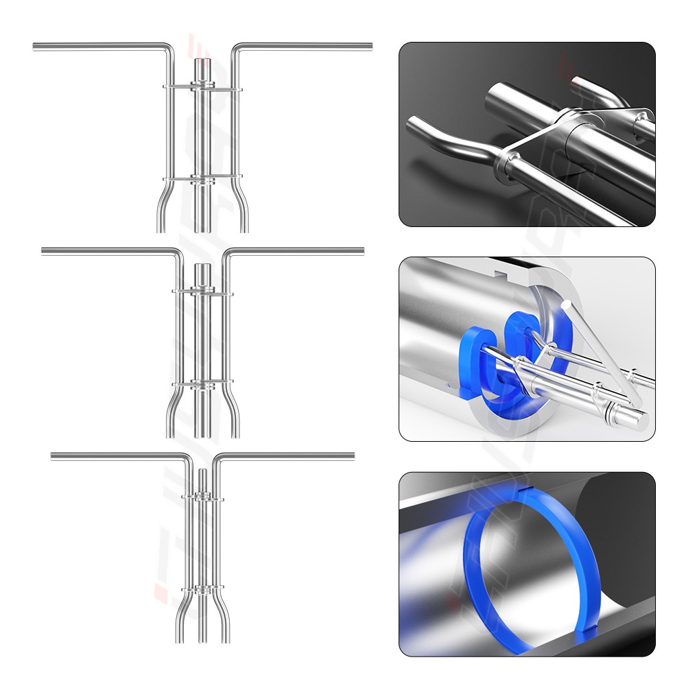 3-Pack Hydraulic Seal Installation Tools Hydraulic Cylinder Piston Repair Seal