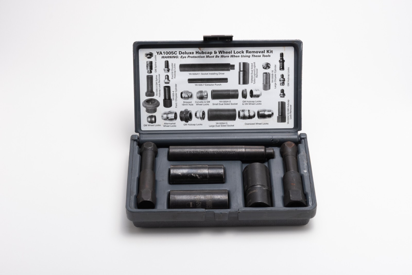 Used Blue-Point Tools YA1005C Hubcap & Wheel Lock Removal Kit 1/2″ Drive