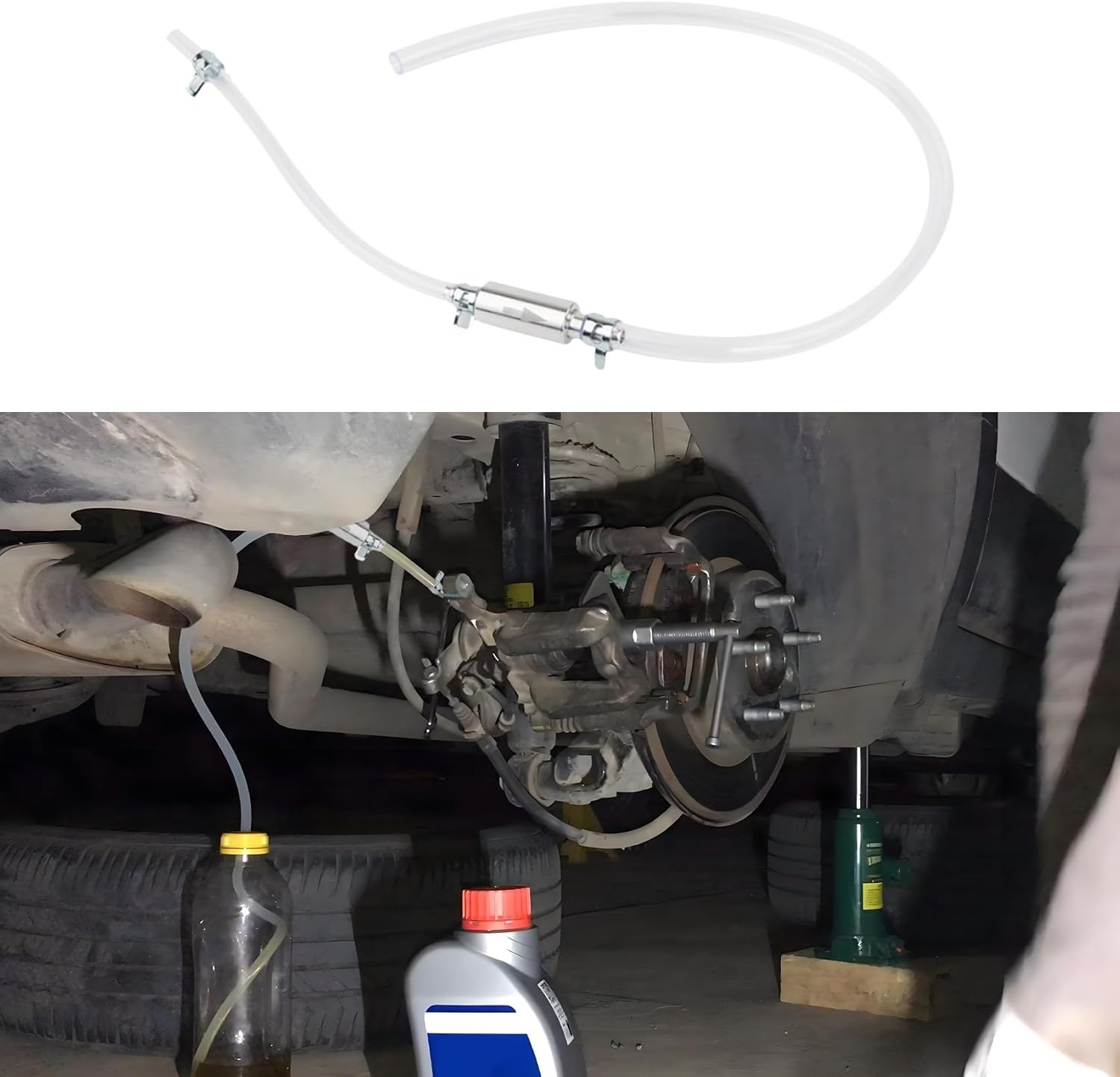 Lightweight Brake Bleeder Tool with Check Valve – Perfect for Cars & Motorcycles