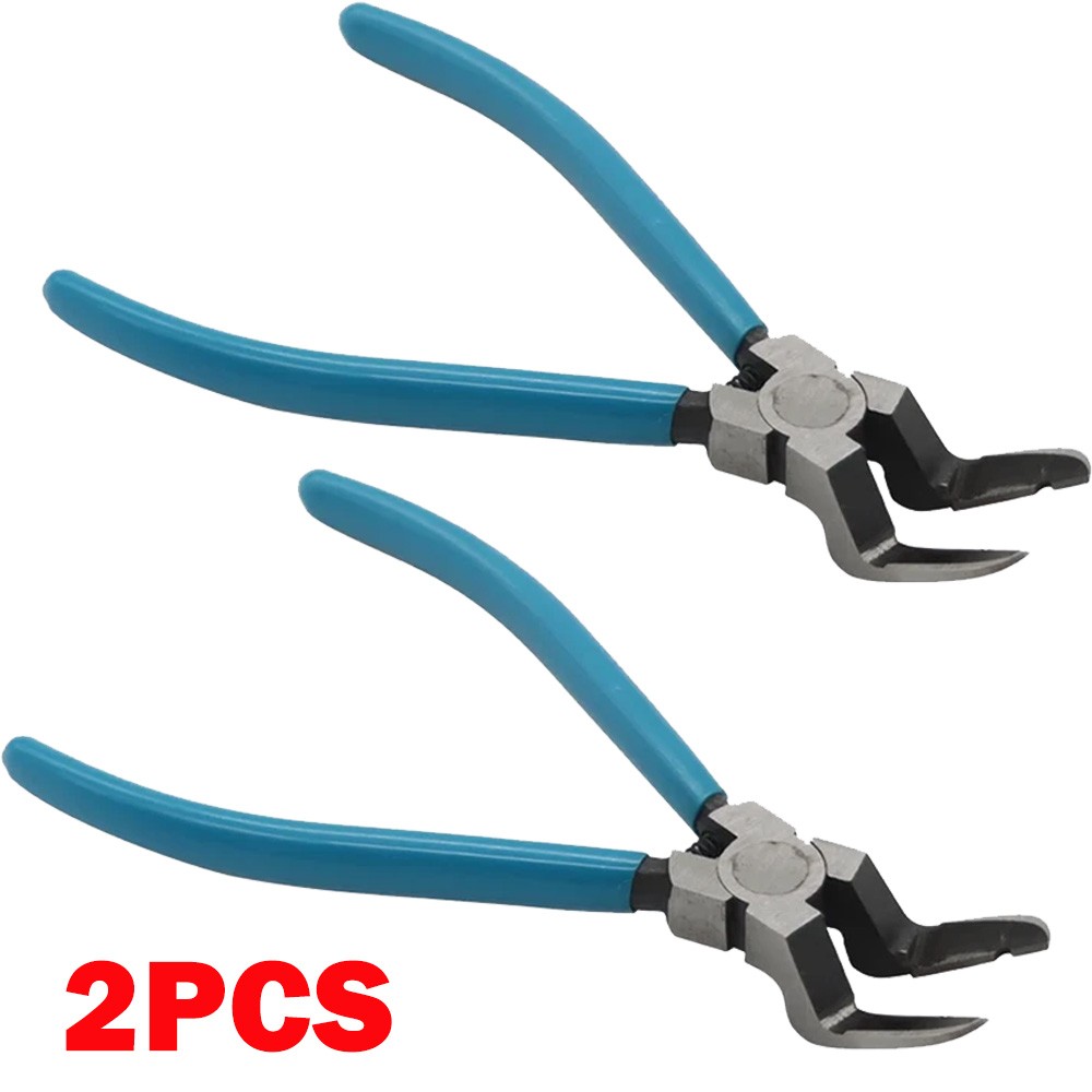 2x Car Trim Clip Upholstery Removal Pry Tool Door Fastener Pin Pliers Puller