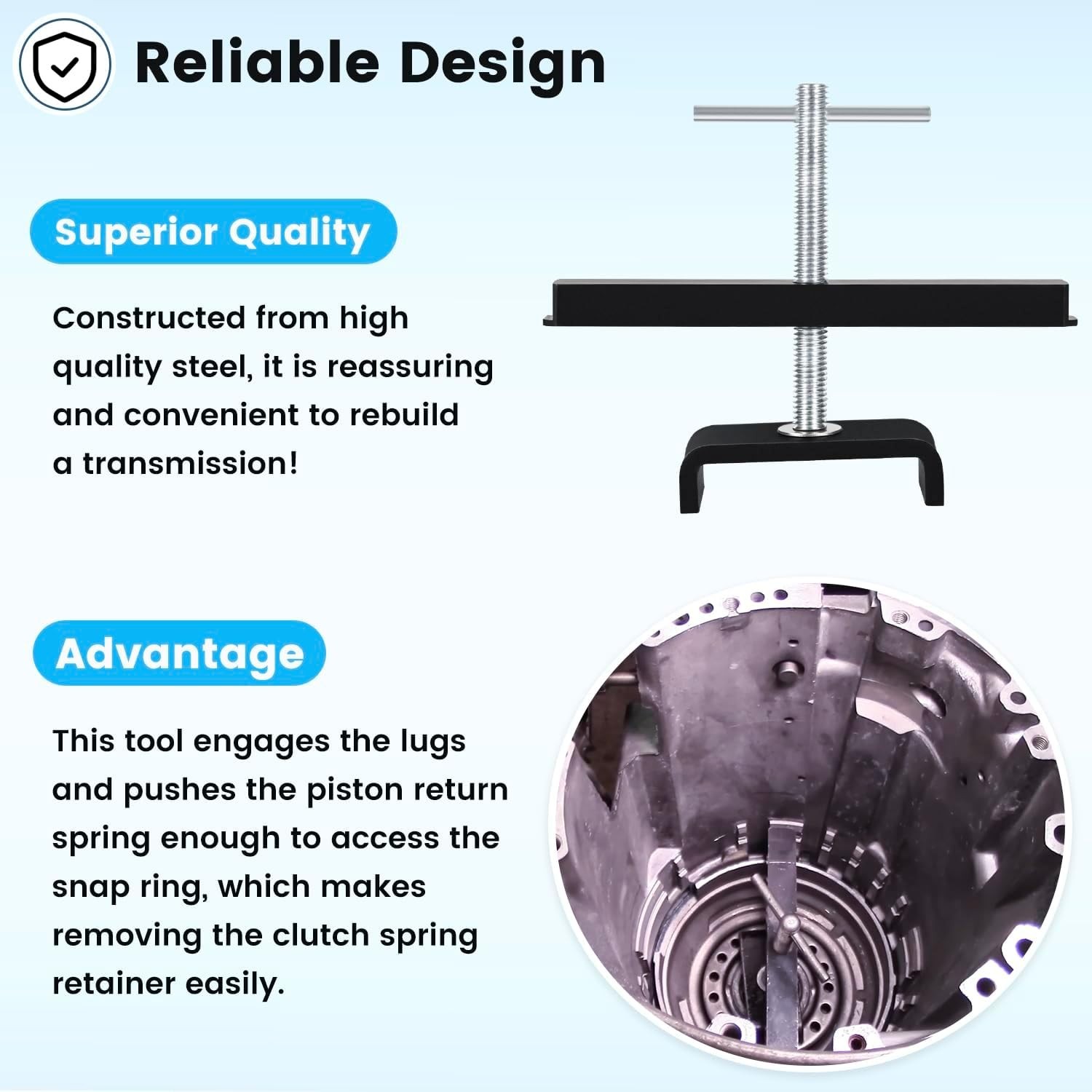 T-0151 Spring Compressor Tool for GM Transmission Repair – Lightweight & Durable