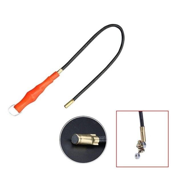 60cm Flexible Magnetic Bendable Picker Magnet Shaft Pick Up Rod Stick Hand Tool