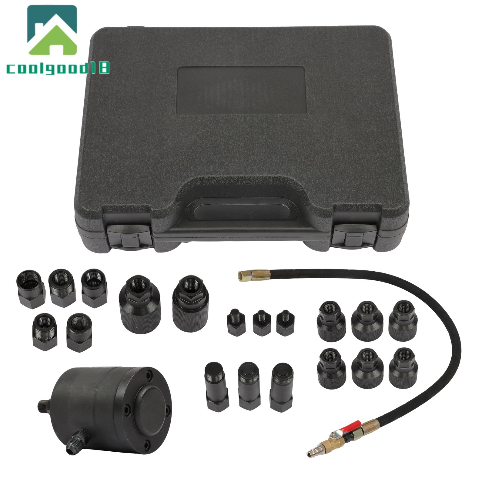 21Pcs DIESEL INJECTOR PULLER Pneumatic Injector Extractor Puller SET Kit