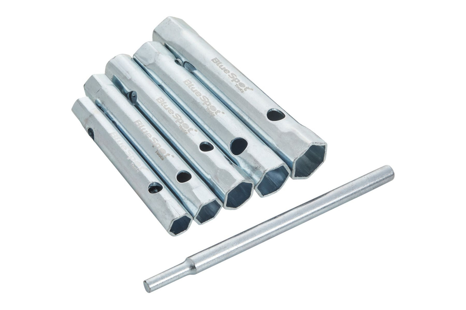 Blue Spot Tools Tubular Spanner Set 8-17mm Hex 6 Piece