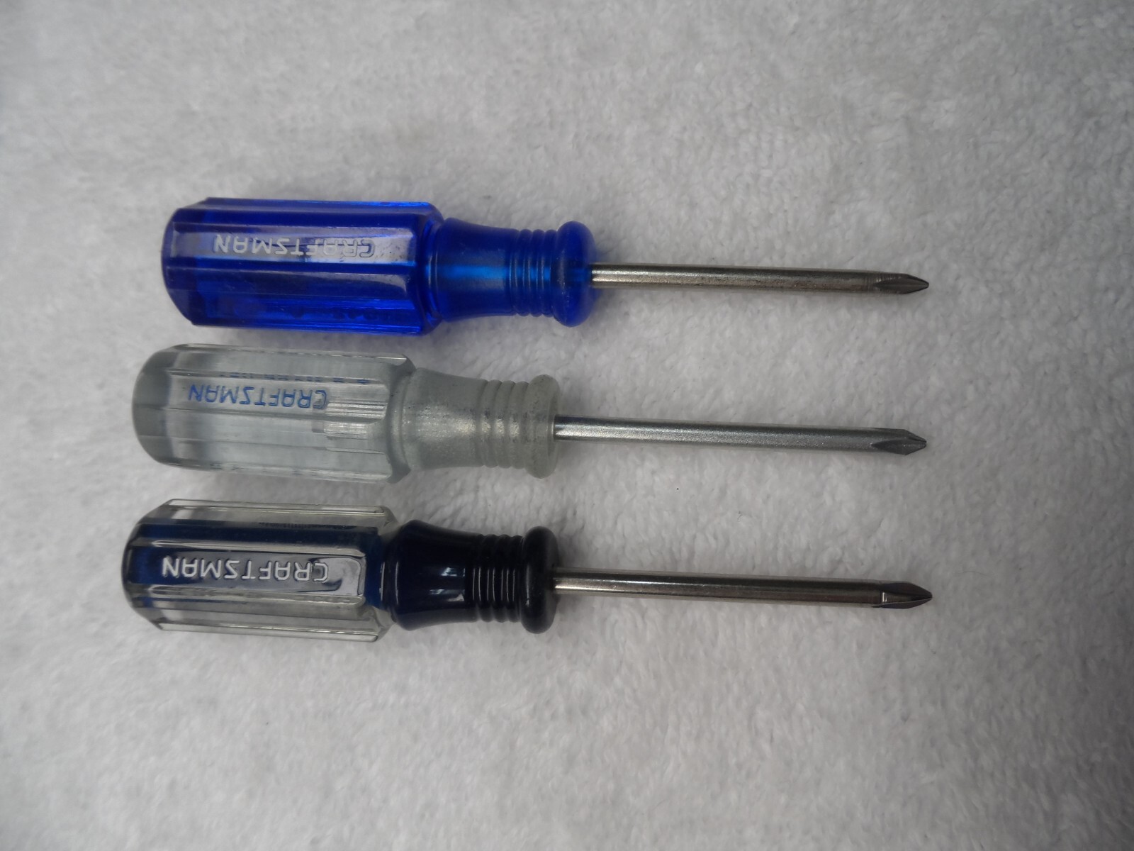 Craftsman NOS USA Mini Phillips Screwdriver Set P0 41542 41480 41542 – 3 pcs