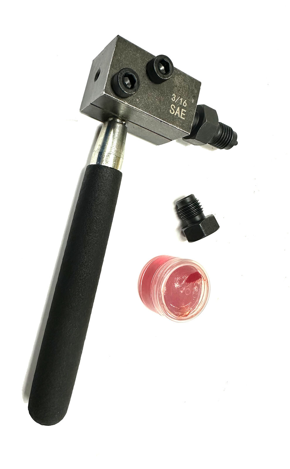 Automotive Fluid Brake Line Double Flaring Punch Tool for 3/16″ 4.75 mm Pipe
