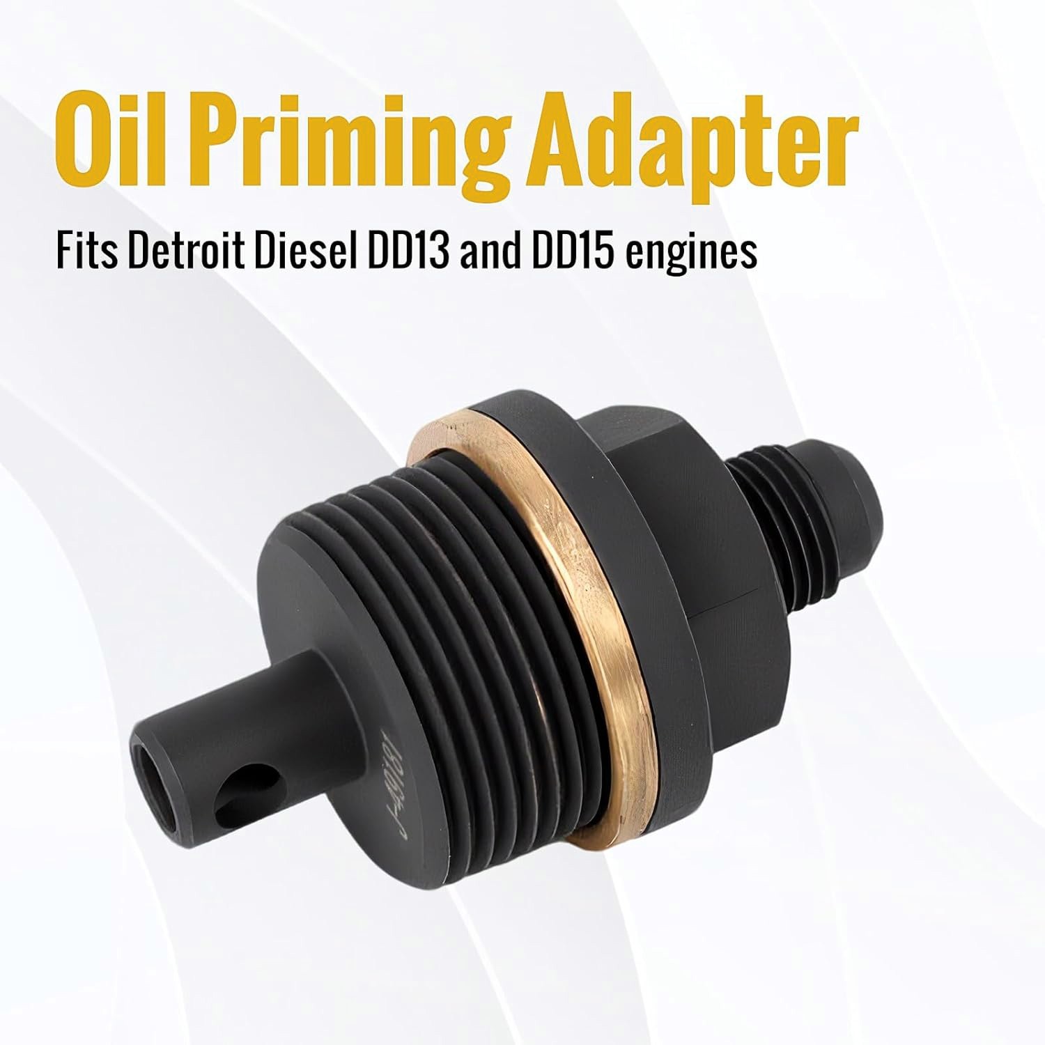 6492-10 Oil Priming Adapter Compatible for Detroit Diesel DD13 & DD15 Engines ԟ