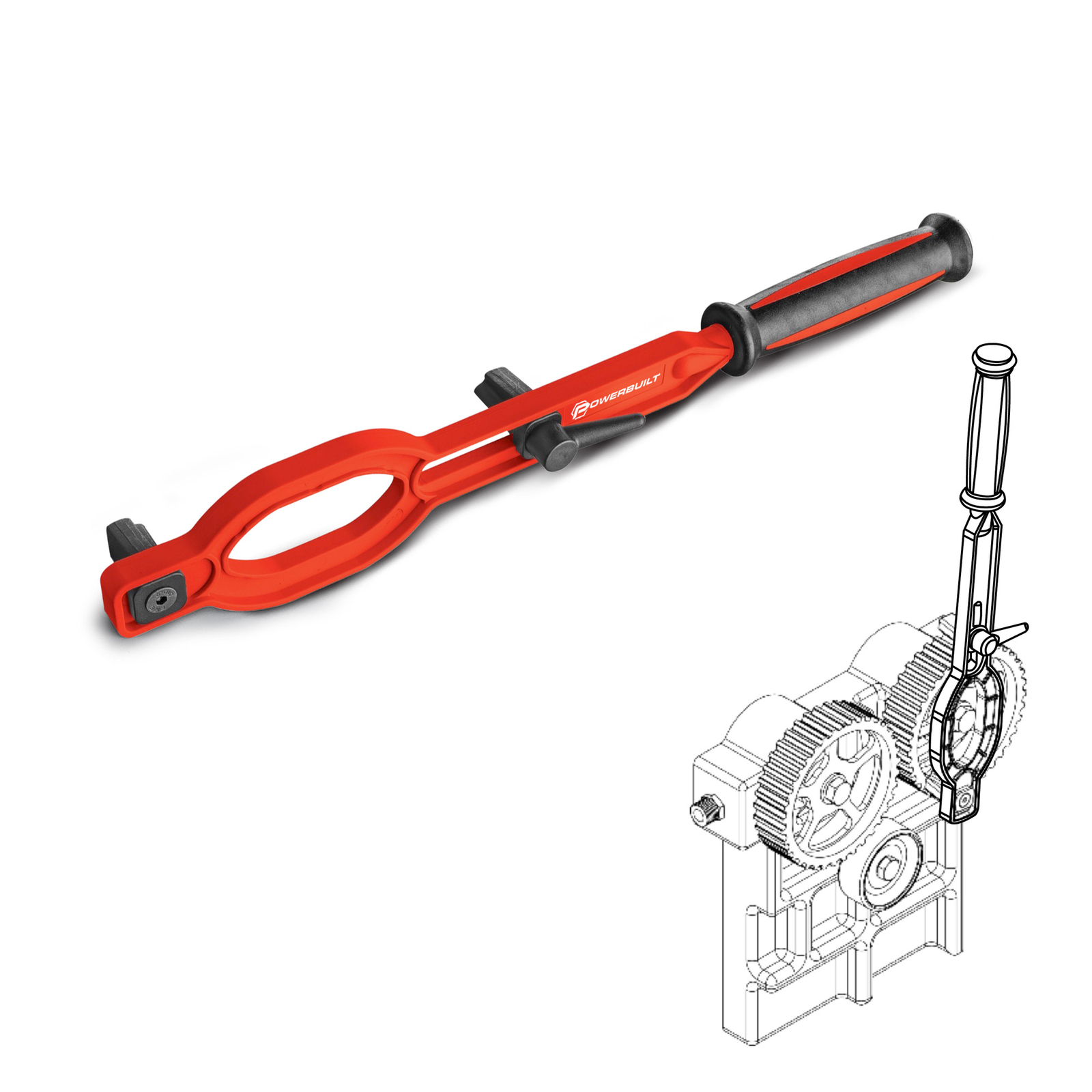 Powerbuilt Universal Timing Gear Holder Tool Kit – 647835