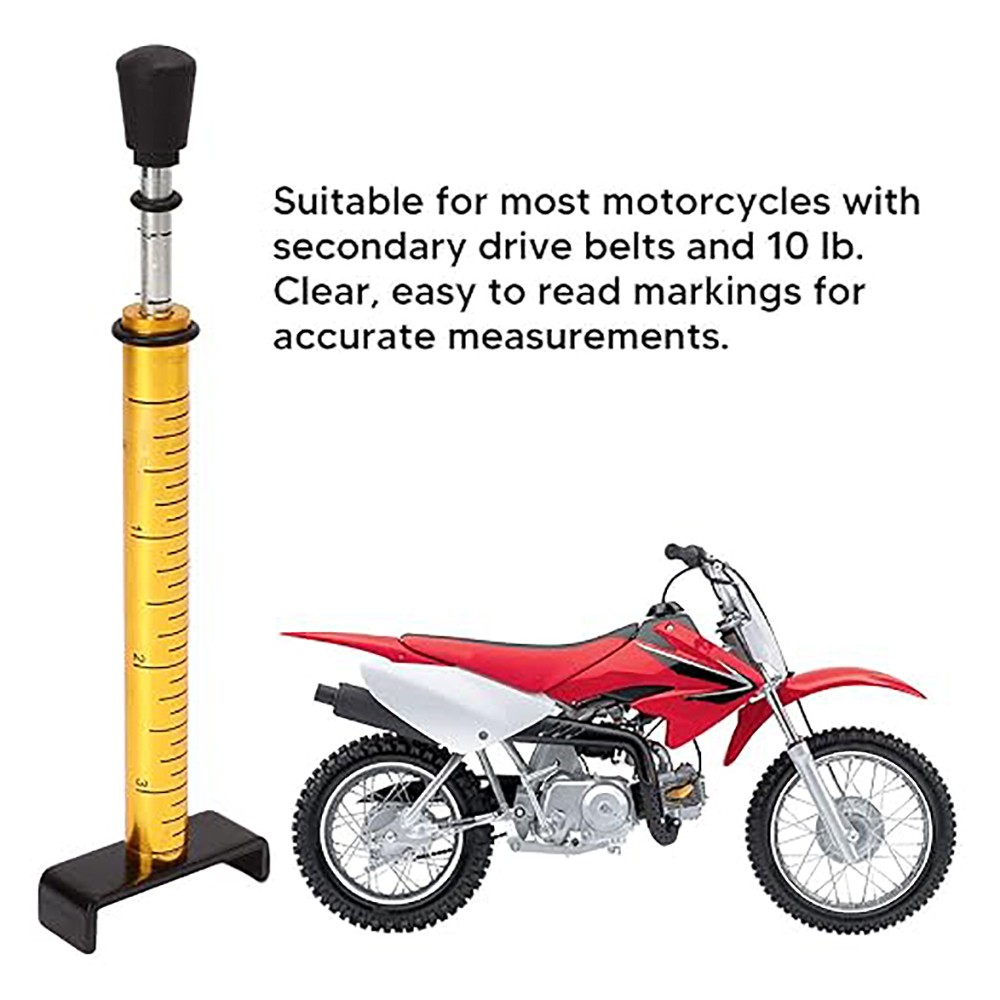 Motorcycle Belt Tension Gauge Tool Adjustable For Harley All Belt Driver Bikes