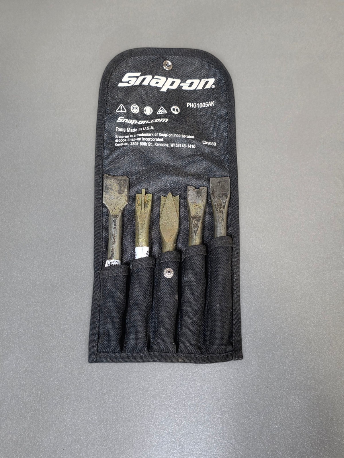 Snap On 5 PC Air Chisel Set PHG1005AK