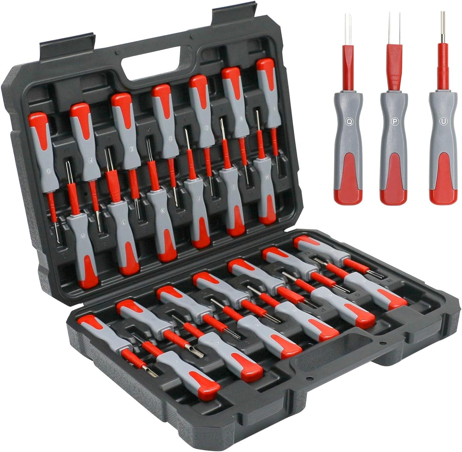 26 x Terminal Removal Tool Kit Vehicle Wire Harness Pin Connector Release Tool