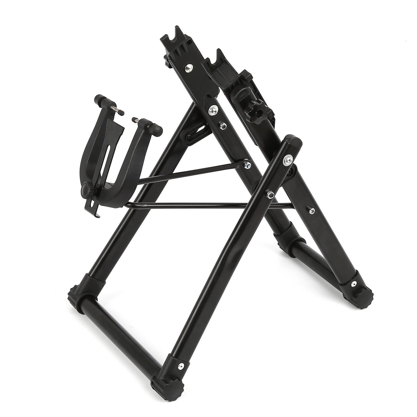 Foldable 16″-29″ Bike Wheel Truing Stand Home Mechanic Tire Repair Stand Bicycle