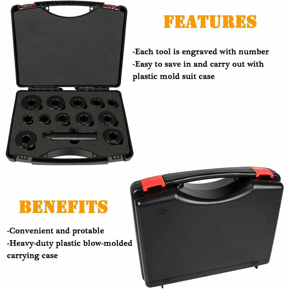 For Master GM Transmissions Bushing Driver Set Kent-Moore SPX T0220-700R4 SKU311